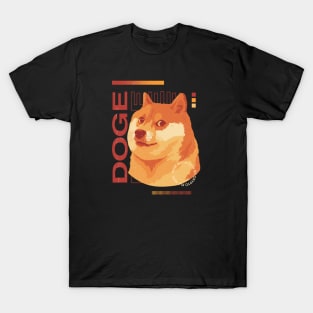 DOGE Cyberpunk Aesthetic T-Shirt